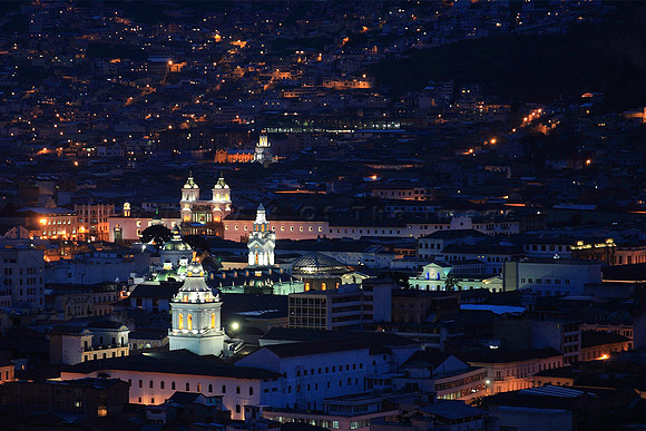 Quito seen from above