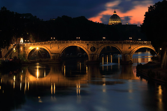 Ponte Sisto and St. Peter's Basilica, Rome